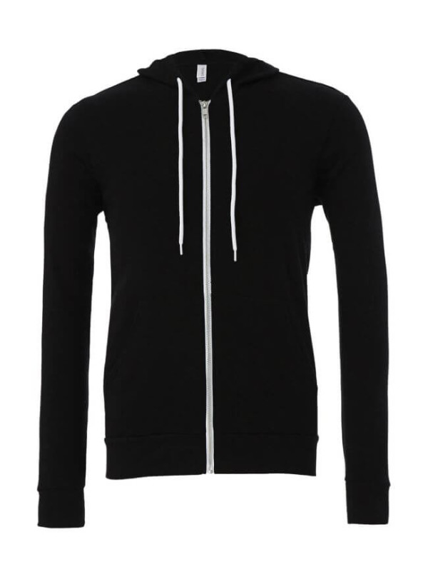 Unisex Poly-Cotton Full Zip Hoodie