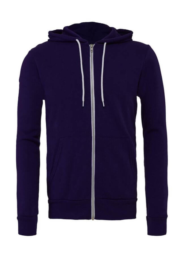 Unisex Poly-Cotton Full Zip Hoodie