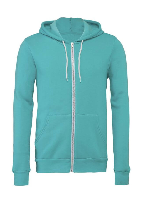 Unisex Poly-Cotton Full Zip Hoodie