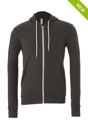 Unisex Poly-Cotton Full Zip Hoodie - Reklamnepredmety