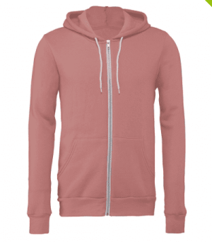 Unisex Poly-Cotton Full Zip Hoodie - Reklamnepredmety