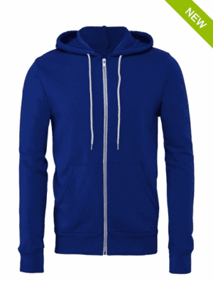 Unisex Poly-Cotton Full Zip Hoodie - Reklamnepredmety