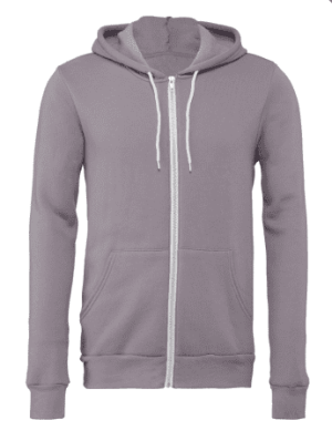 Unisex Poly-Cotton Full Zip Hoodie - Reklamnepredmety