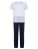Children's Long Pyjamas - TC059_White_Navy - variant Ls 1000290608