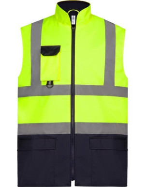 YK005 Hi-Vis Two-Tone Bodywarmer - Reklamnepredmety