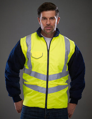 YK703 Hi-Vis Chevron Quilted Jacket - Reklamnepredmety