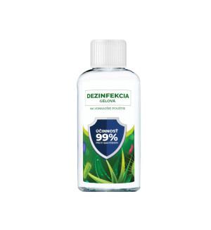 Antibacterial gel in clear bottle 80 ml - Reklamnepredmety