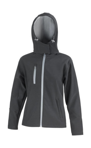 Ladies TX Performance Hooded Softshell Jacket - Reklamnepredmety