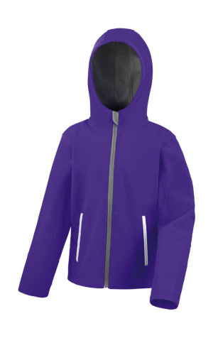 Kids TX Performance Hooded Softshell Jacket - Reklamnepredmety