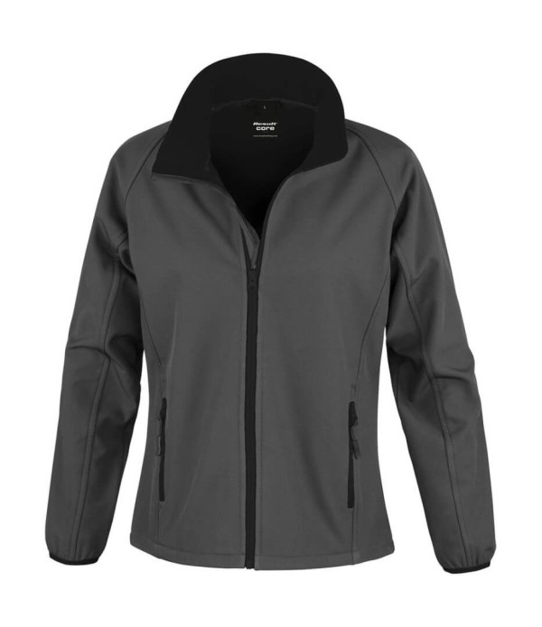 Ladies` Printable Soft Shell Jacket