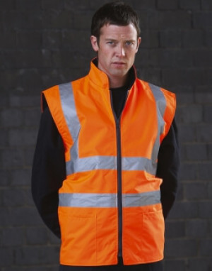 Hi-Vis Fleece Reversible Bodywarmer - Reklamnepredmety