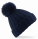 Verbier Fur Pom Pom Chunky Beanie - modra - variant