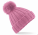 Verbier Fur Pom Pom Chunky Beanie - ruzova - variant