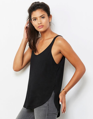 Women`s Flowy Side Slit Tank - Reklamnepredmety