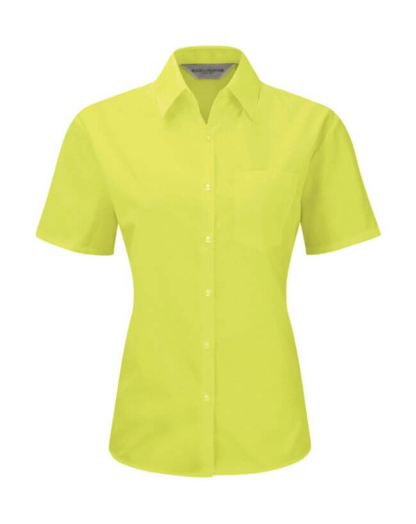 Short Sleeve Poplin Blouse