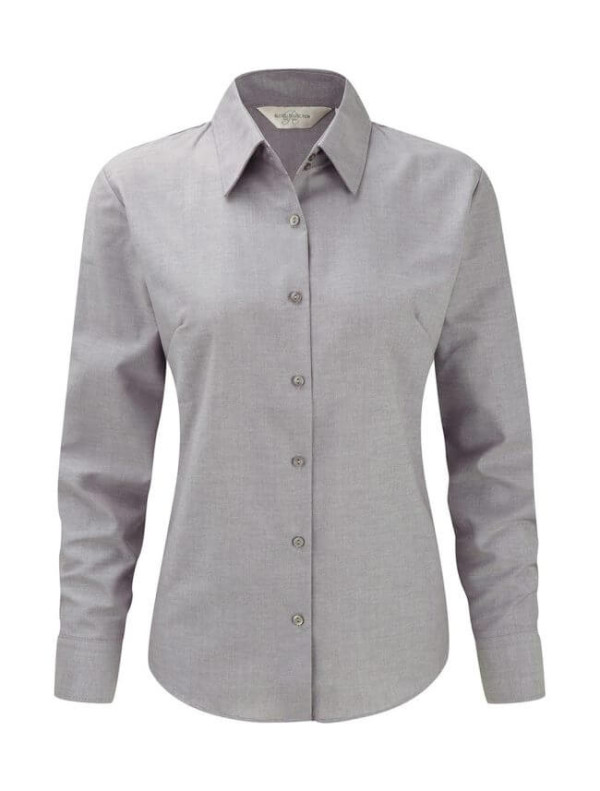 Ladies Oxford Blouse LS