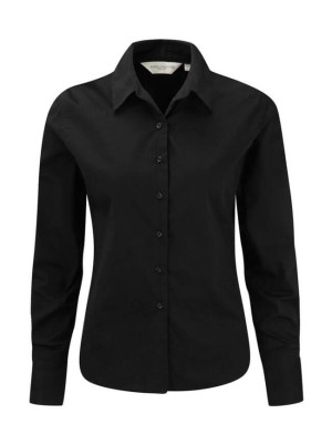 Ladies` Classic Twill Shirt LS - Reklamnepredmety