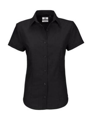 Ladies` Oxford Short Sleeve Shirt - SWO04 - Reklamnepredmety