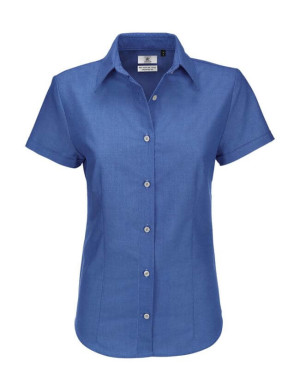 Ladies` Oxford Short Sleeve Shirt - SWO04 - Reklamnepredmety