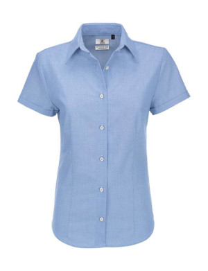 Ladies` Oxford Short Sleeve Shirt - SWO04 - Reklamnepredmety