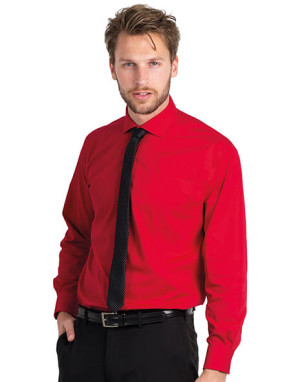Men`s Smart LS Poplin Shirt - SMP61 - Reklamnepredmety