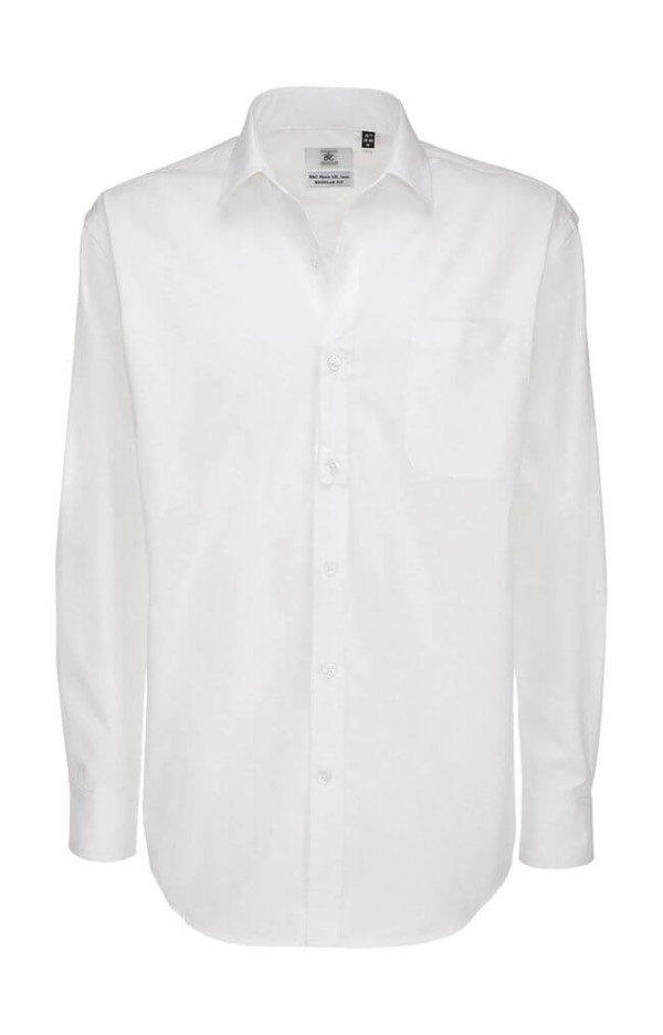 Men`s Sharp Twill Cotton LS Shirt - SMT81
