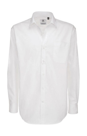 Men`s Sharp Twill Cotton LS Shirt - SMT81 - Reklamnepredmety