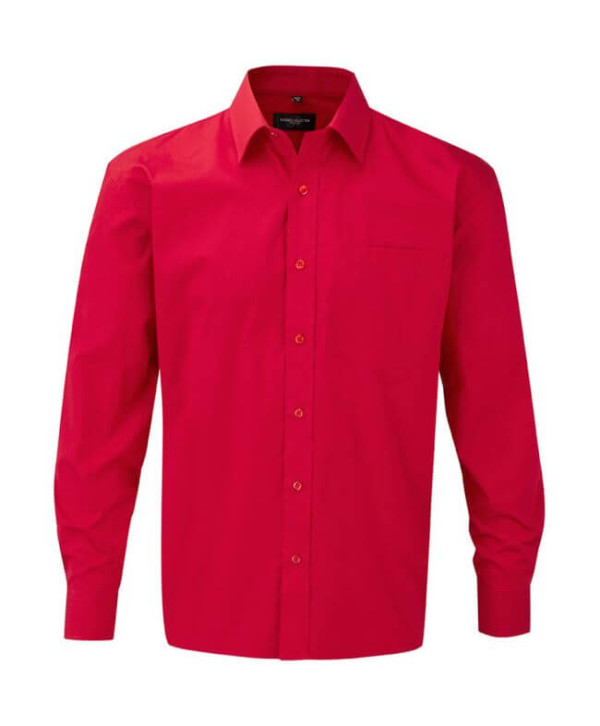 Cotton Poplin Shirt LS