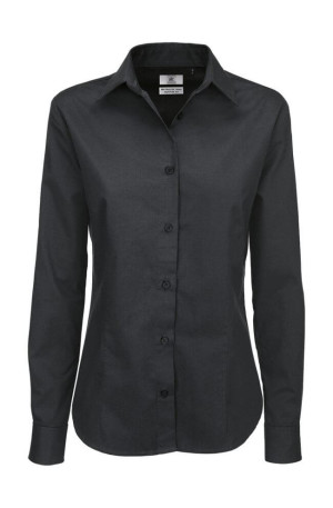 Ladies` Sharp Twill LS Shirt - SWT83