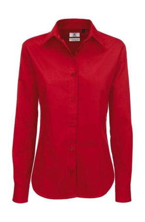 Ladies` Sharp Twill LS Shirt - SWT83 - Reklamnepredmety