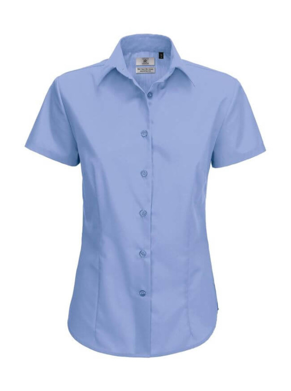 Ladies` Smart Poplin Shirt - SWP64