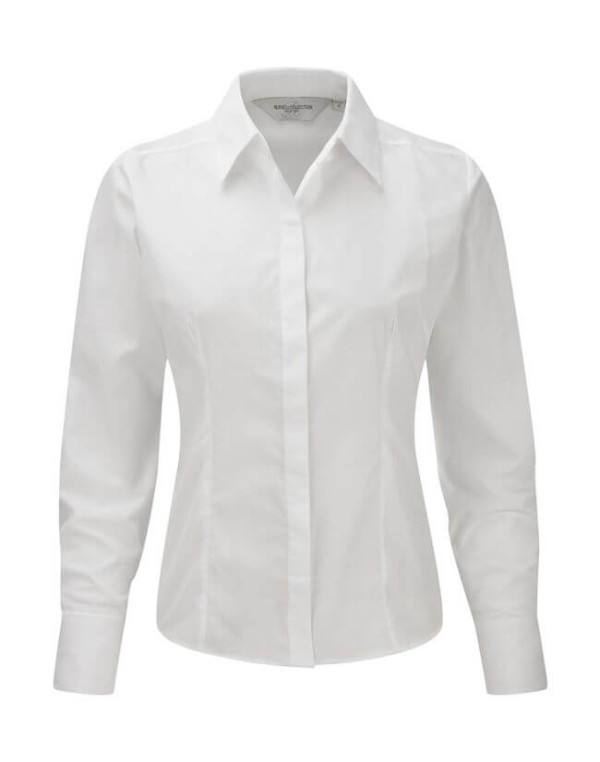 Ladies L/SL Poplin