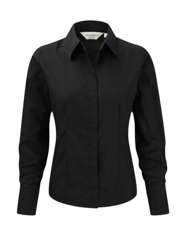 Ladies L/SL Poplin