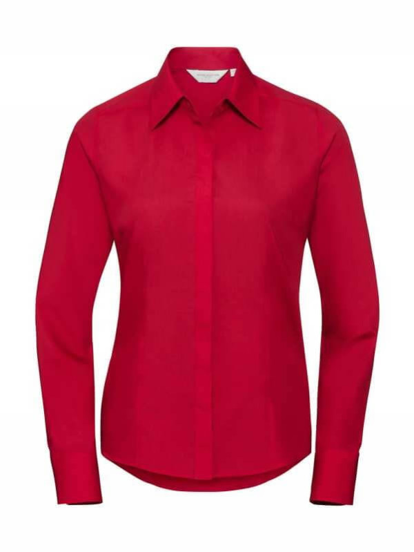 Ladies L/SL Poplin