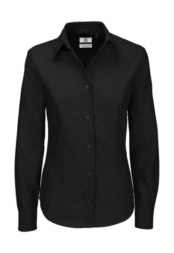 Ladies` Oxford Long Sleeve Shirt - SWO03