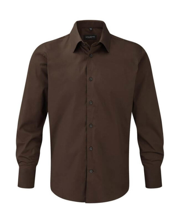 Fitted Longsleeve Stretch Shirt