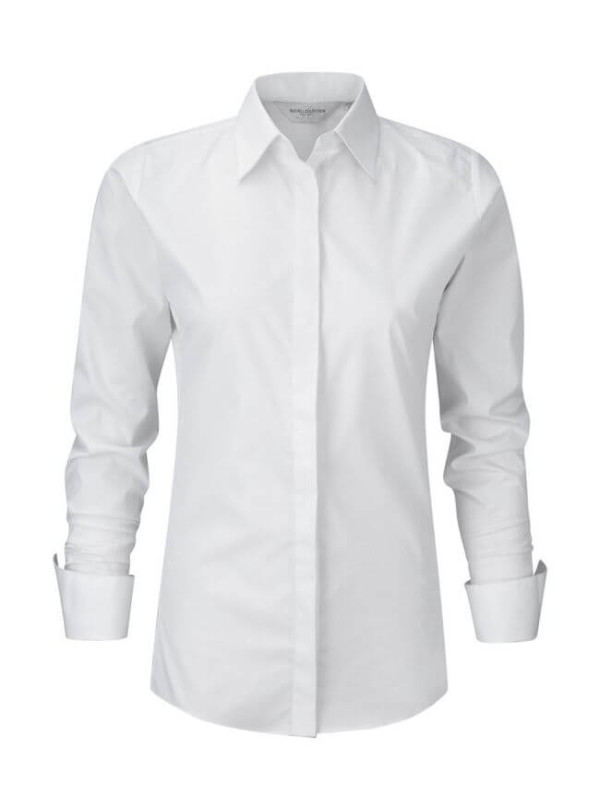 Ladies` LS Ultimate Stretch Shirt