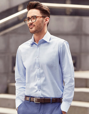 Men`s LS Herringbone Shirt - Reklamnepredmety