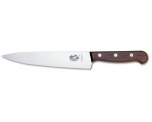 carving knife, wavy edge, rosewood - Reklamnepredmety