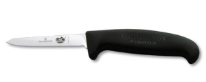 poultry knife, black Fibrox - Reklamnepredmety