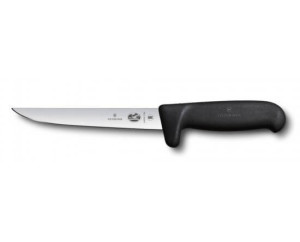 Fibrox Safety Grip boning knife,normal straight edge,black, 15 cm - Reklamnepredmety