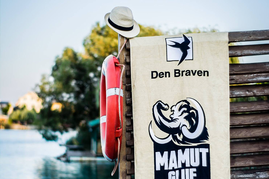 Uteráky s potlačou Den Braven logo